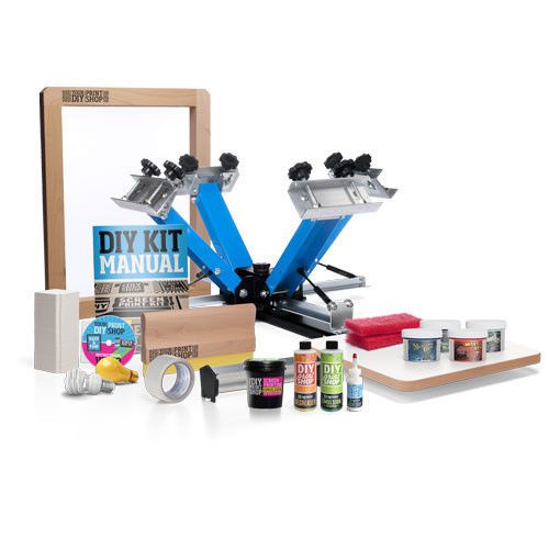 Diy 4 color screen printing kit (do it yourself screen printing) for sale