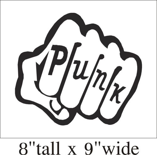 2X I am Punk Funny Car Truck Bumper Vinyl Sticker Decal Decor Art Gift -1585