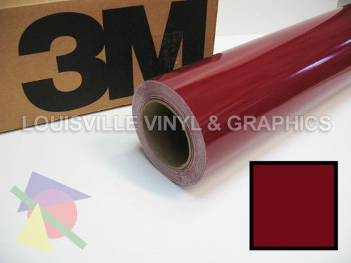 24&#034; wide burgundy 3m scotchcal graphic &amp; sign cutting vinyl roll for sale