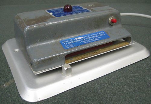 T-P Chronograph Film Identification Printer Model 14A