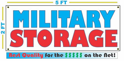 Full Color MILITARY STORAGE Banner Sign All Weather NEW XL Larger Size