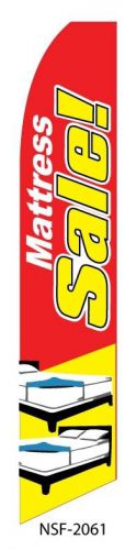 Mattress Sale Sign Swooper Flag Advertising Feather Super Banner /Pole bNx