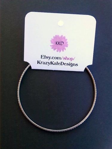 Set of 30 Personalized Bracelet Cards, jewelry cards, display, tag
