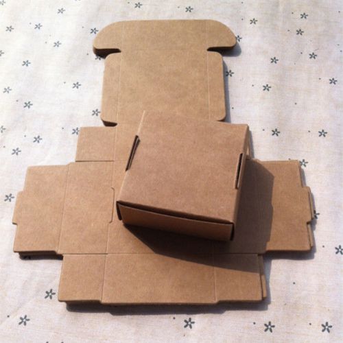 10x Kraft Paper Box 62mm*62mm*32mm Gift Boxes for Christmas Thanksgiving  Gift