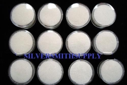 12 Gem Jars White Foam Inserts Display Your Gem Stones