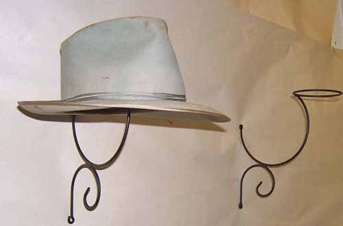 2 pcs Designer Wall Hat Rack Store Display USA made classy many uses