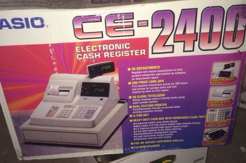 Brand New In Box Casio CE-2400 Cash Register