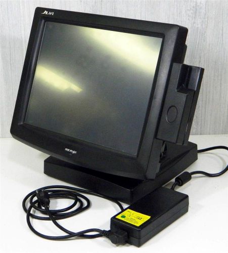 Posiflex JIVA TP-8015-B Touch Screen POS System w SD-200 CC reader, Power Supply
