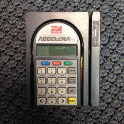 Accelera TeleCheck SE Credit Card Terminal