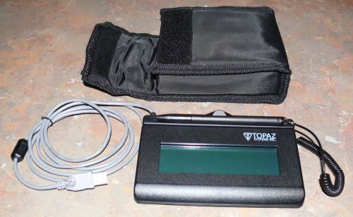 Topaz T-L460-HSB-R 1x5 LCD USB Signature Capture Pad POS + Stylus RoHS Compliant