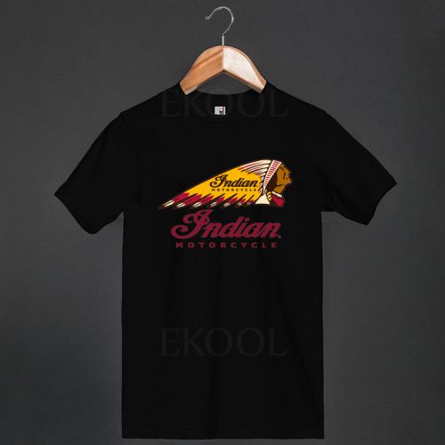 New indian motorcycle logo logo black mens t-shirt shirts tees size s-3xl for sale
