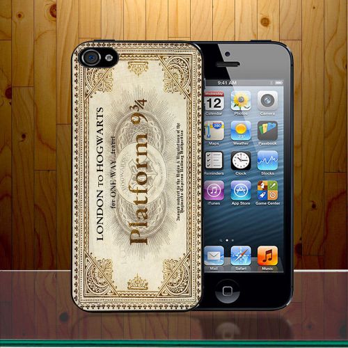New Platform 9 3 4 Hogwarts Ticket London King Case For iPhone and Samsung