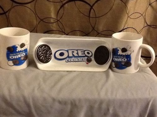 Oreo cookie holder &amp; 2 Oreo mugs!!!