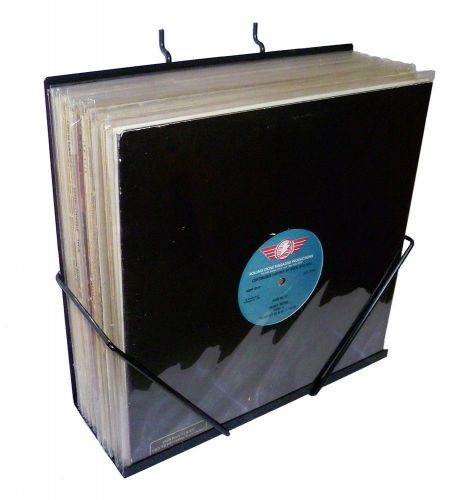 WALLBIN LP STORAGE for SLATWALL or PEGBOARD / Record Rack Display elvis beatles