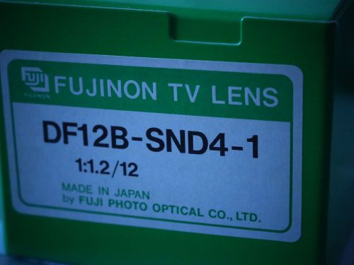 Fujinon 1.2/ 12mm DF12B-SND4-1 CCTV Machine Vision Security Lens NOS
