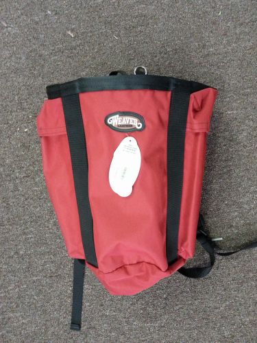 Weaver Red Back Pack Rope Bag