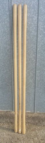 3 council tool fire rake replacement handles, wood, 60&#034; for sale