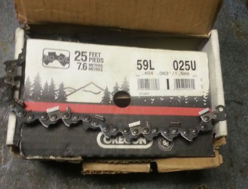 Oregon 404 .404 pitch .063 063  59l chainsaw chain  ~11 feet~ new for sale