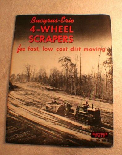 The buckeye Traction Ditcher Company advertising brochures