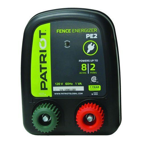 Patriot PE2 Electric Fence Energizer  0.10 Joule