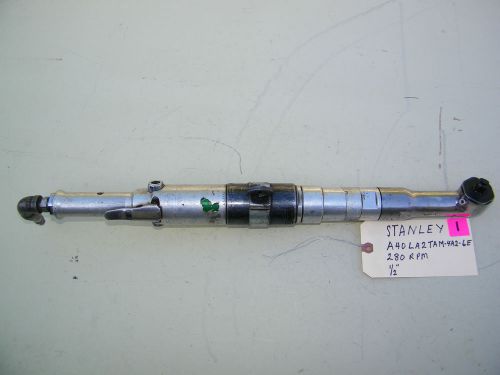 STANLEY -PNEUMATIC  RT ANGLE NUTRUNNER -A40LA2TAM-4A2-6E, 1/2&#034;, 280 RPM, USED