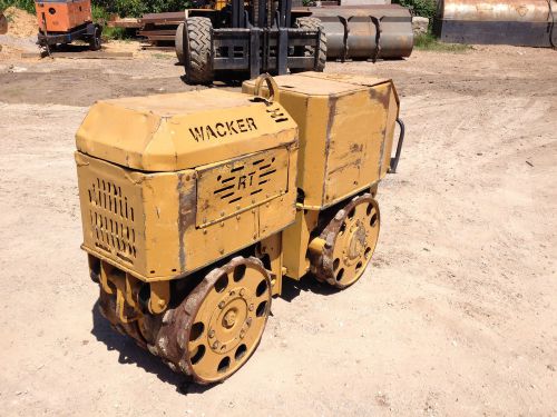 Wacker rt560 walk behind trench roller compactor for sale