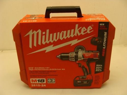Milwaukee 2610-24 18-Volt Drill/Driver Kit NEW