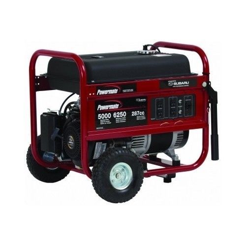 New portable generator 5000 gas haul 6.5 hp power rv epa approved pull start for sale