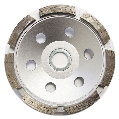 4” PREMIUM Single Row Concrete Diamond Grinding Cup Wheel for Angle Grinder