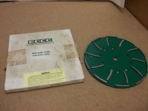 New - 19165 EDCO 10&#034; Concrete Diamond Grinding Disc 30-40 Grit