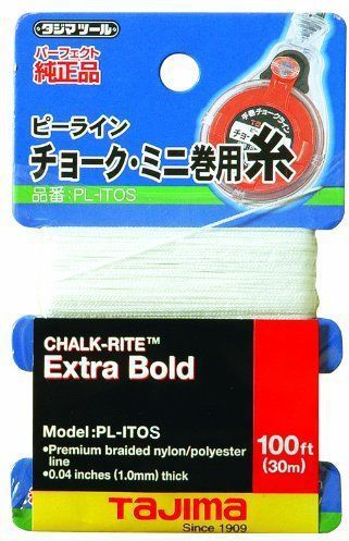 Itos chalk rite premium grade ultra thin nylon line 0.5 mm thick 100 feet for sale