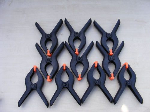 10 x large strong spring clamps clamp clip clips market stall tarpaulin new for sale