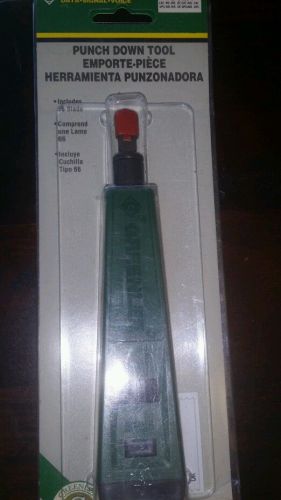 Greenlee punch down tool