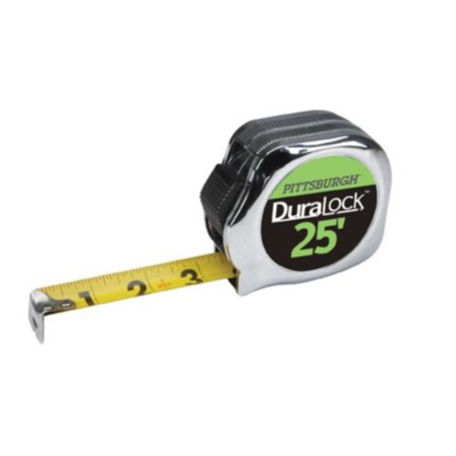 25 FOOT TAPE MEASURE *3/4 INCH WIDE TAPE EXTENDS FURTHER * SAE BOTH SIDES