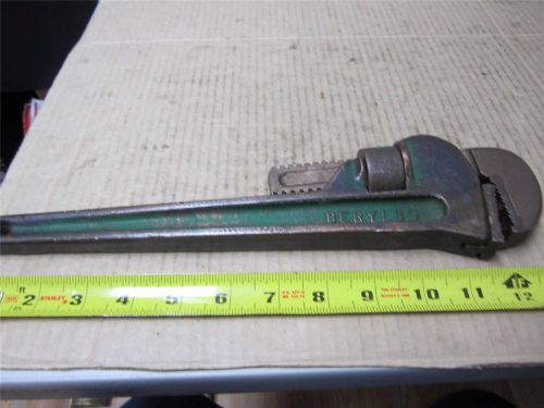 Berylco non marking non sparking beryllium 14&#034; gas pipe wrench monkey wrench for sale