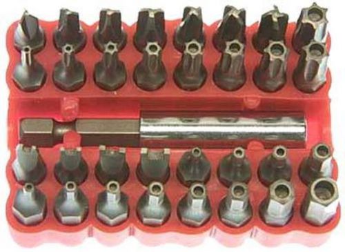 New eclipse 800-048 1/4 inch hex drive tamper proof security bit set for sale