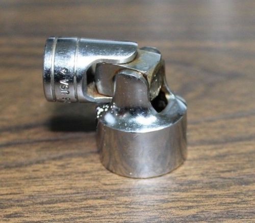 Snap on 13/16&#034; shallow universal swivel chrome socket 3/8&#034; drive  fs26 used for sale