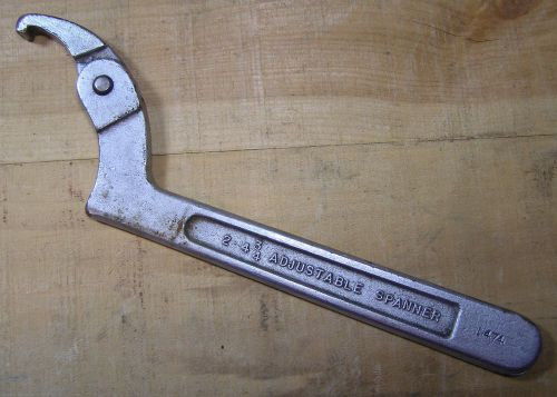 Billings Adjustable Spanner Wrench 2 - 4 3/4&#034; #474 USA