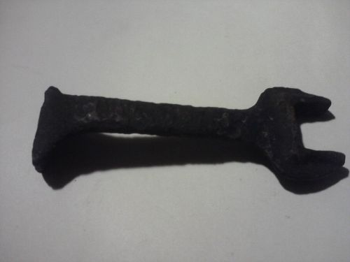 Vintage Rusty  Wrench Has Looks Like Pry One End 1 1/4 Inch Wrench End