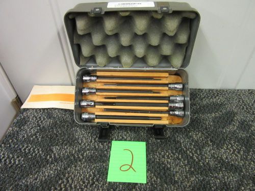 Snap-on stg 5-7 8-14 hex wrench allen socket ratchet set 3/8&#034; fa8l military (#2) for sale