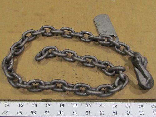 3&#039; 9/32&#034; grade 80 chain 1 grab hook 3500# wll for sale