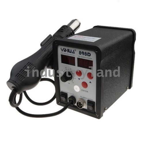 2in1 ac 220v hot air rework soldering rework iron station 898d asg for sale