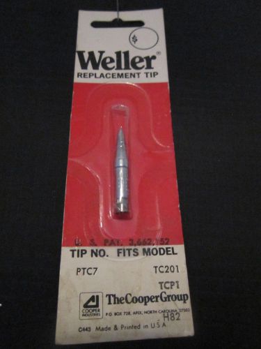 Weller PTC7 Soldering  Replacement Tip  for TCP / TC201 Irons