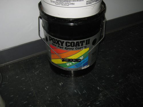 Poxy coat ii one part epoxy coating/paint, px-1801 poxy clear, new for sale