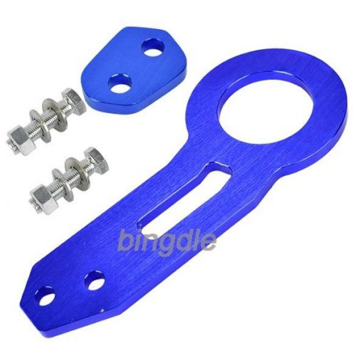 Auto Car  Front Rear Tow Hook xd Set Anodized Aluminum Racing Towing  Blue K0E1