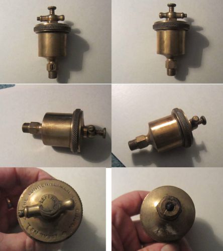 Vintage lunkenheimer ideal # 1 grease cup brass hit &amp; miss engine for sale