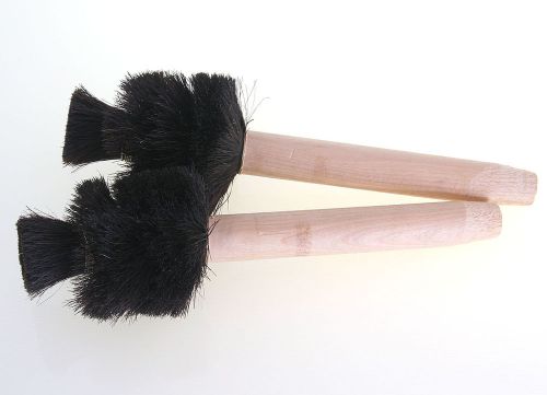 8&#034; Juice Glass Wash Brush, Horse Hair holds suds well, 2 brushes per lot