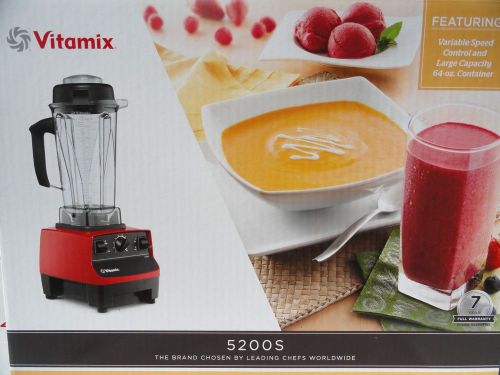 BIG SALE Vitamix 5200S 64oz Food Juicer Blender W Get Started Cookbook And DVD!!