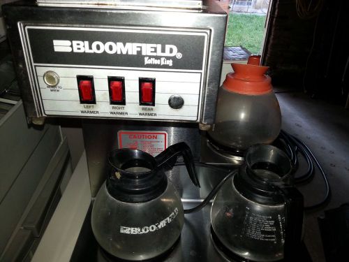 Bloomfield koffee king, three warmer for sale