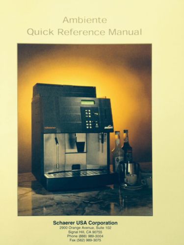 Schaerer 15 SO Ambiente PS Espresso Machine